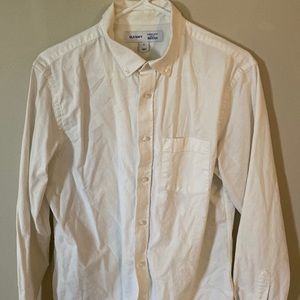 Old Navy White Button Down- Medium